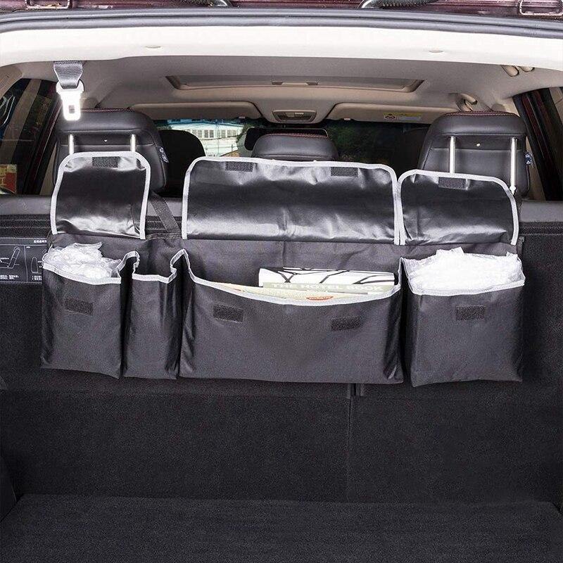 Car Trunk Organizer Car Interior Accessories Back Seat Storage Box Bag Oxford - KinglyDay