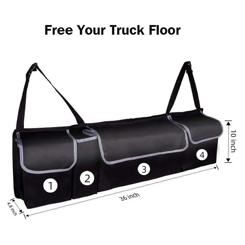 Car Trunk Organizer Car Interior Accessories Back Seat Storage Box Bag Oxford - KinglyDay