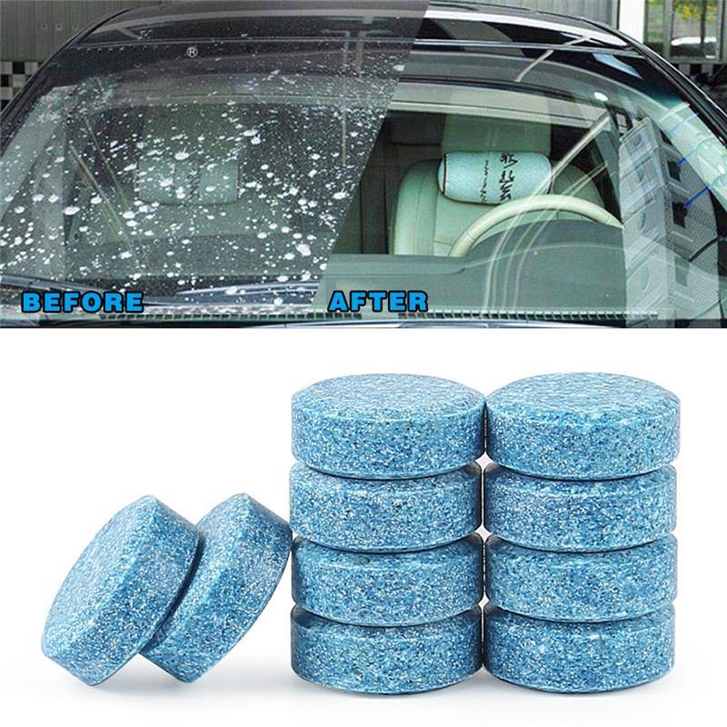 10PCS Car Windshield Washer Cleaning Solid Effervescent Tablets Accessories Kit - KinglyDay