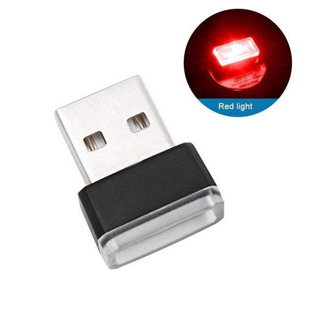 Mini USB LED Car Interior Light Neon Atmosphere Ambient Lamp Bulb Accessories - KinglyDay