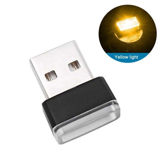 Mini USB LED Car Interior Light Neon Atmosphere Ambient Lamp Bulb Accessories - KinglyDay