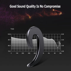 Wireless Bone Conduction Bluetooth Earphone Headset Sports Headphone With Mic - KinglyDay