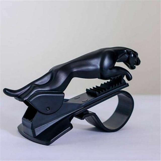 Jaguar Design Car Phone Holder Cellphone GPS 360 Degree Phone Mount Stand Adjust - KinglyDay