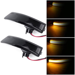 2PCS LED Turn Signal Light Side Mirror Indicator for Ford Focus MK2 MK3 Mondeo MK4 - KinglyDay