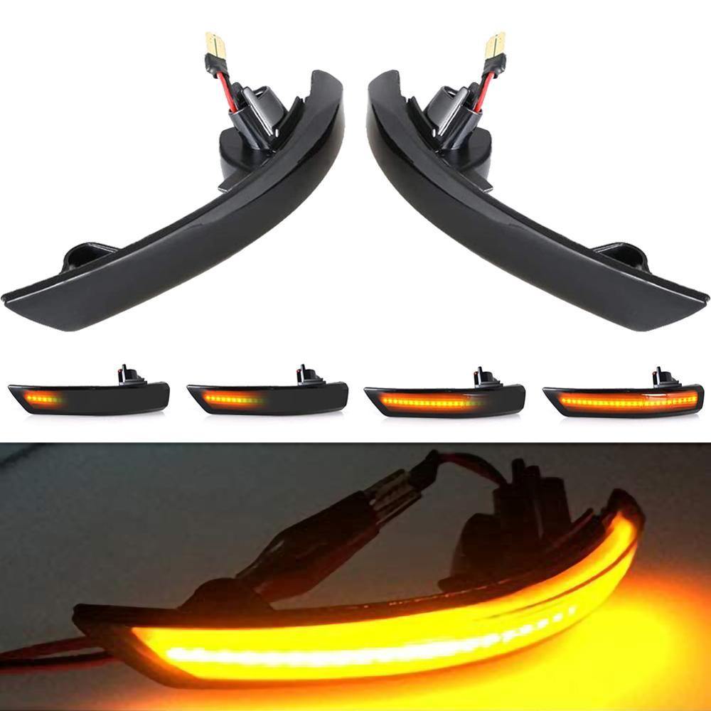 2PCS LED Turn Signal Light Side Mirror Indicator for Ford Focus MK2 MK3 Mondeo MK4 - KinglyDay