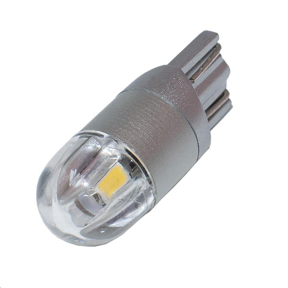 10PCS LED T10 194 168 W5W Canbus 4 Colors Dome License Side Marker Light Bulb 6000K - KinglyDay