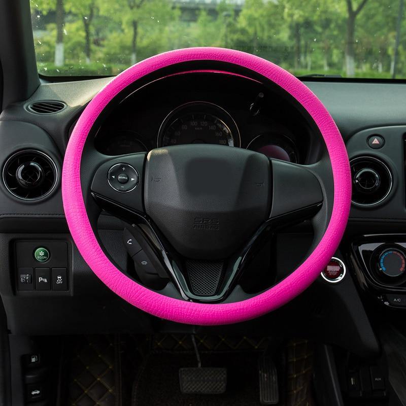 36-40CM Food Grade Silicone Auto Steering-Wheel Cover Anti-slip - KinglyDay