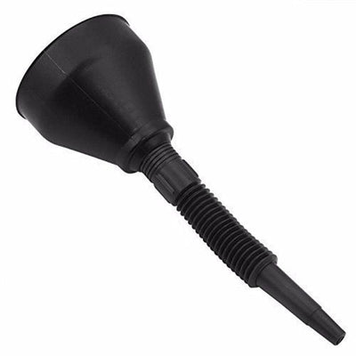2 in 1 Car Black Plastic Flexible Can Spout Filter Gas Oil Water Fuel Funnel - KinglyDay