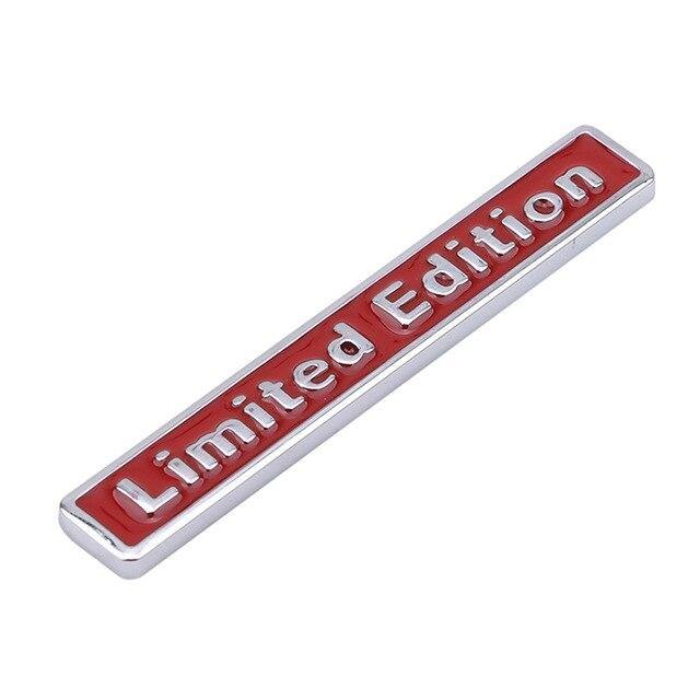 3D Limited Edition Style Emblem Car Body Trim Decal Sticker Badge Accessories - KinglyDay