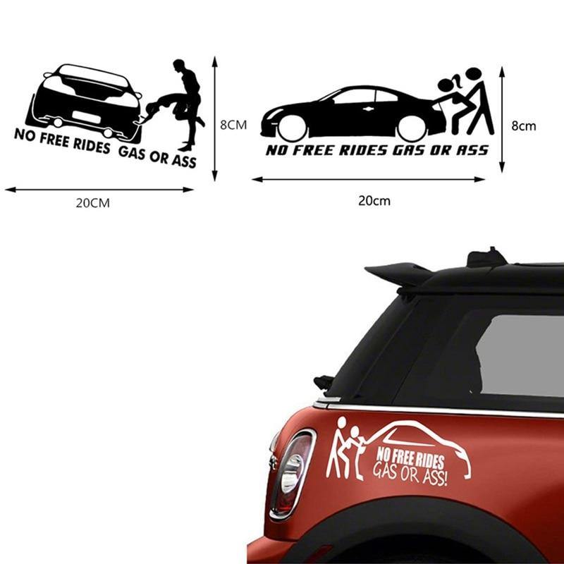 7.8" * 3.1" Funny Sexy Car Sticker - KinglyDay