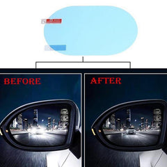 2PCS Car Anti Water Mist Anti-fog Rainproof Rearview Mirror Protective Films - KinglyDay