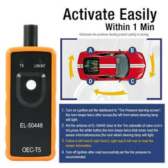 EL-50448 TPMS Reset Tool Relearn Auto Tool Tire Pressure Sensor For GM - KinglyDay