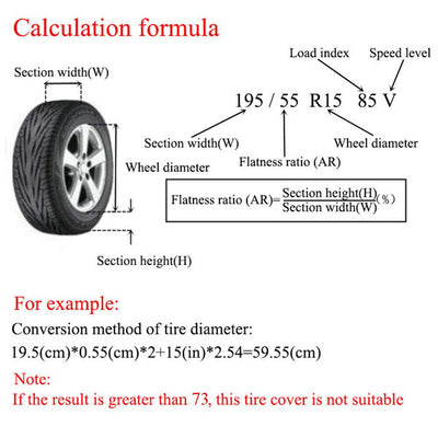 4PCS Waterproof Tire Covers Wheel & Tyre RV Trailer Camper Sun Protector 27-29" - KinglyDay