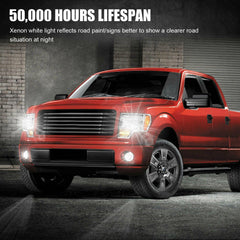 H10 H13 9145 9008 LED Headlight Fog bulbs Hi/Lo Beam 6000K 2000W For Ford F-150 F-250 F-350 - KinglyDay