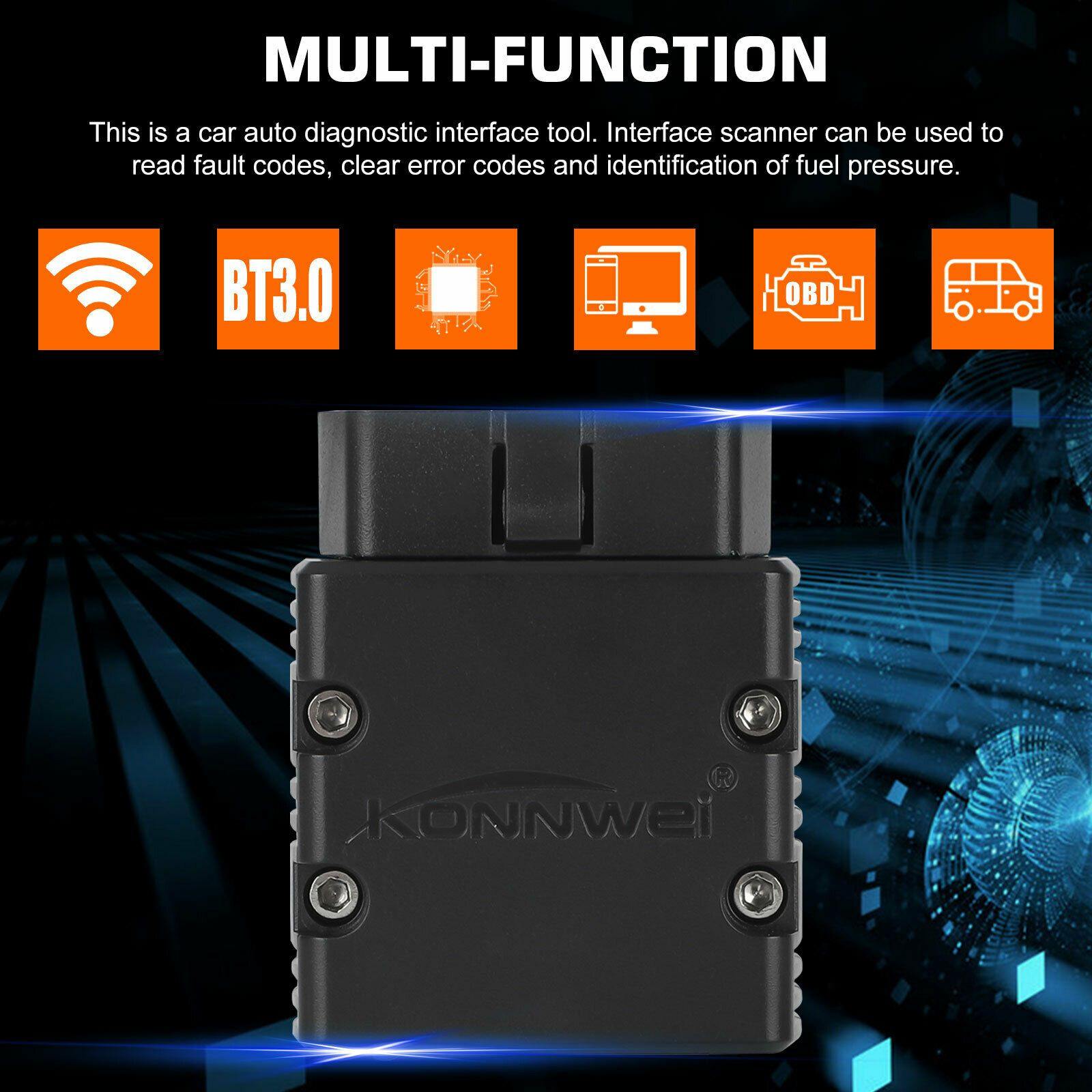 WiFi OBD2 ELM327 Car Auto Diagnostic Scanner Code Reader Tool For Android IOS - KinglyDay