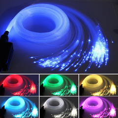 12V 16W RGB LED Fiber Optic Star Ceiling Light Kit 260pcs 2M 0.75mm - KinglyDay