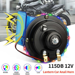 115DB 12V Super Loud Electric Train Snail Air Horn For Motorcycle Car Truck Boat - KinglyDay