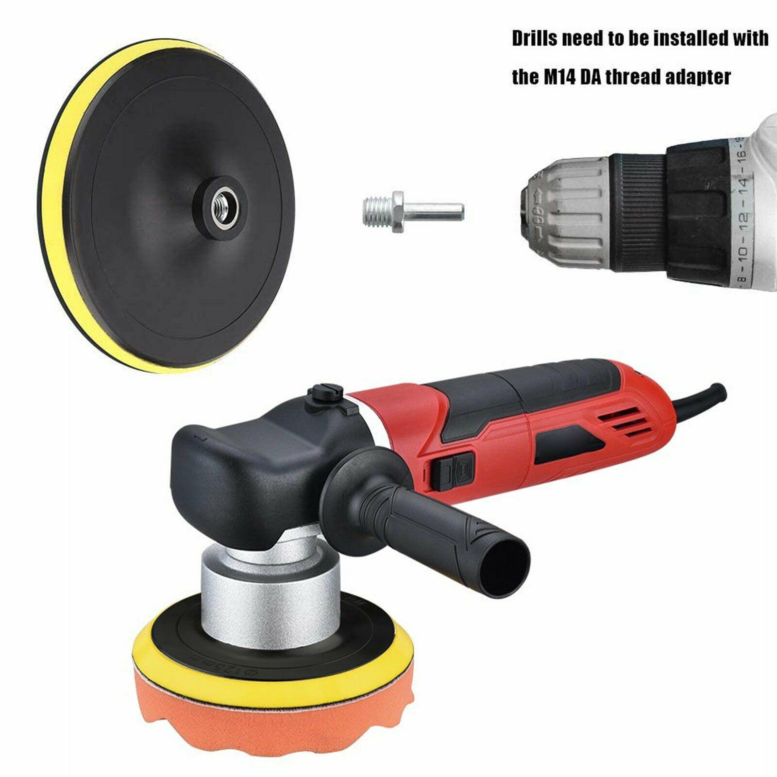 9PCS 5" Polishing Pads Sponge Buffer Buffing Foam Kit Set Car Polisher for Drill - KinglyDay