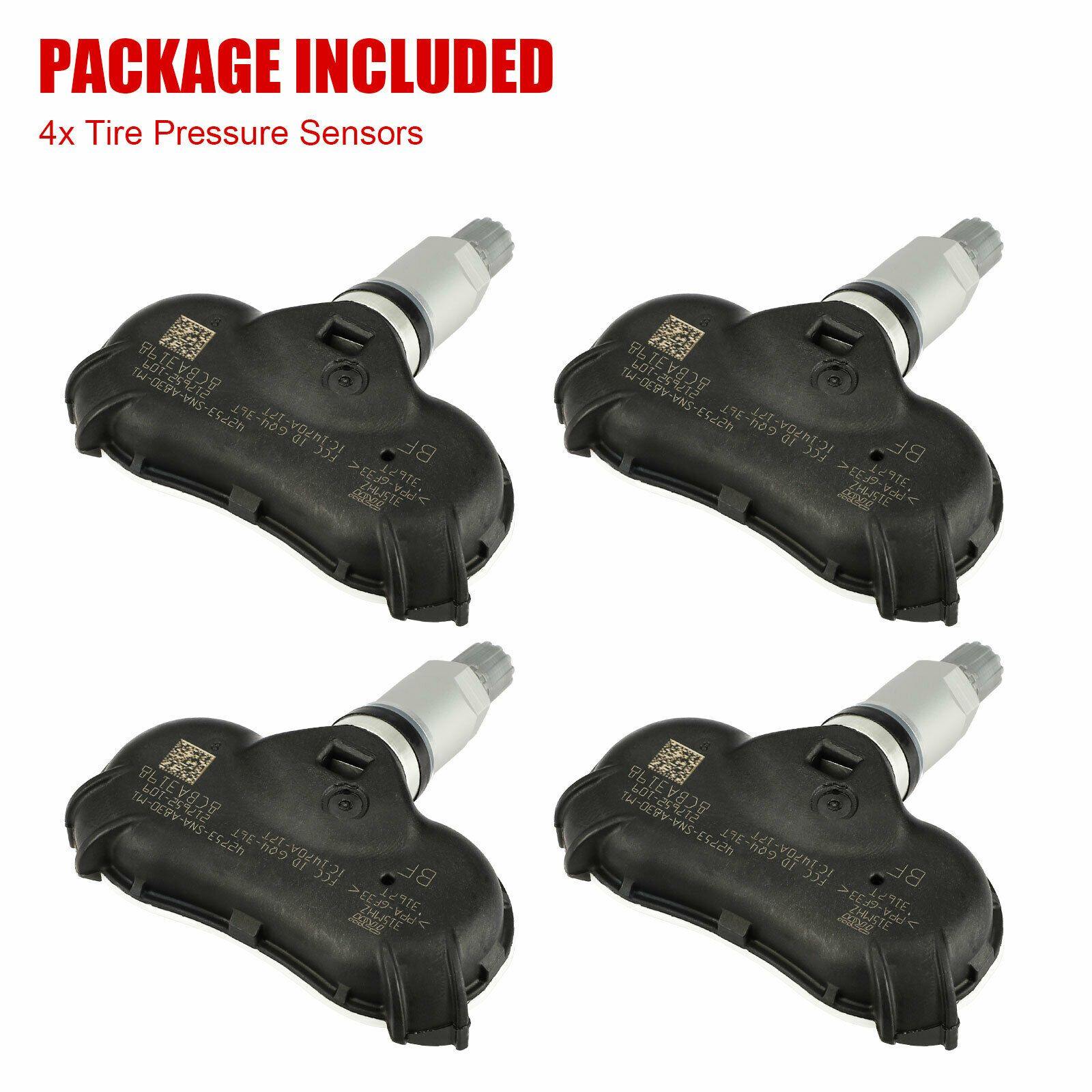 4PCS OEM 42753-SNA-A833 TPM Tire Pressure Sensors for Honda Fit 09-14 CR-Z 11-15 - KinglyDay