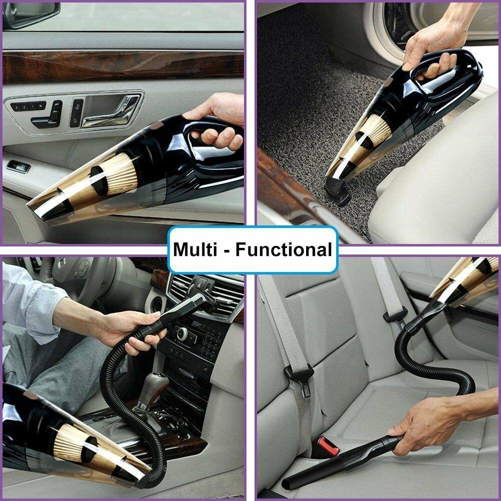 Powerful Car Vacuum Cleaner, Portable Wet & Dry Handheld Strong Suction Cleaner - KinglyDay