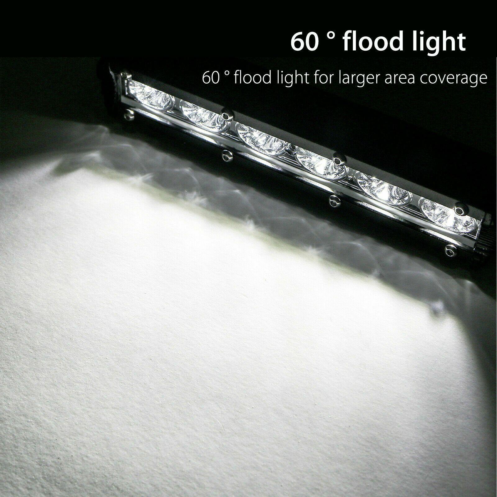 7"Inch 18W LED Work Lights Bar Flood Fog Lamp Offroad Driving Truck SUV ATV 4WD - KinglyDay