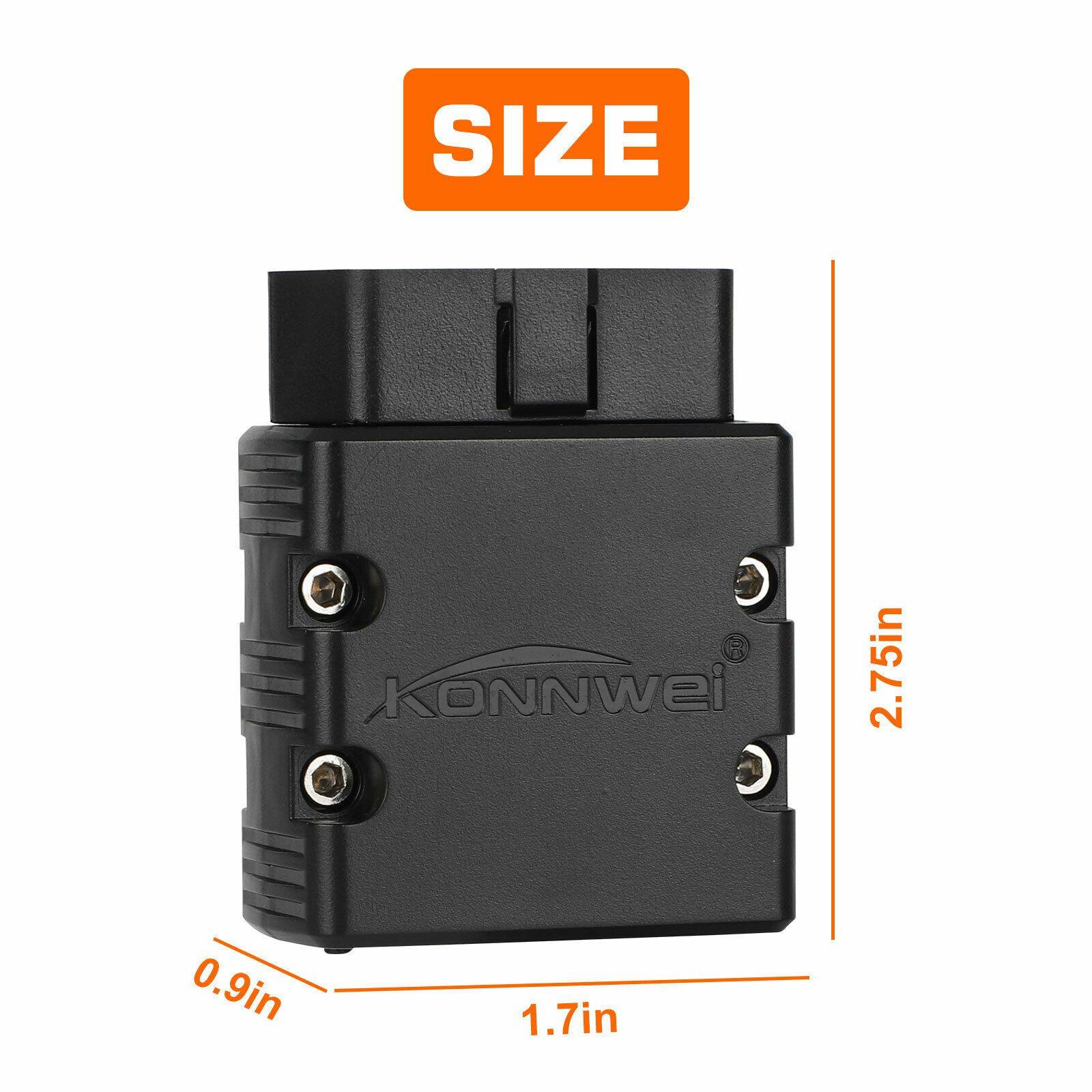 WiFi OBD2 ELM327 Car Auto Diagnostic Scanner Code Reader Tool For Android IOS - KinglyDay