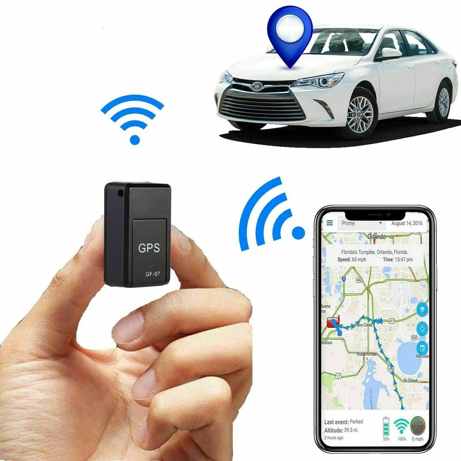 GF07 Mini Magnetic GPS Tracker Real-time Car Truck Vehicle Locator GSM GPRS - KinglyDay