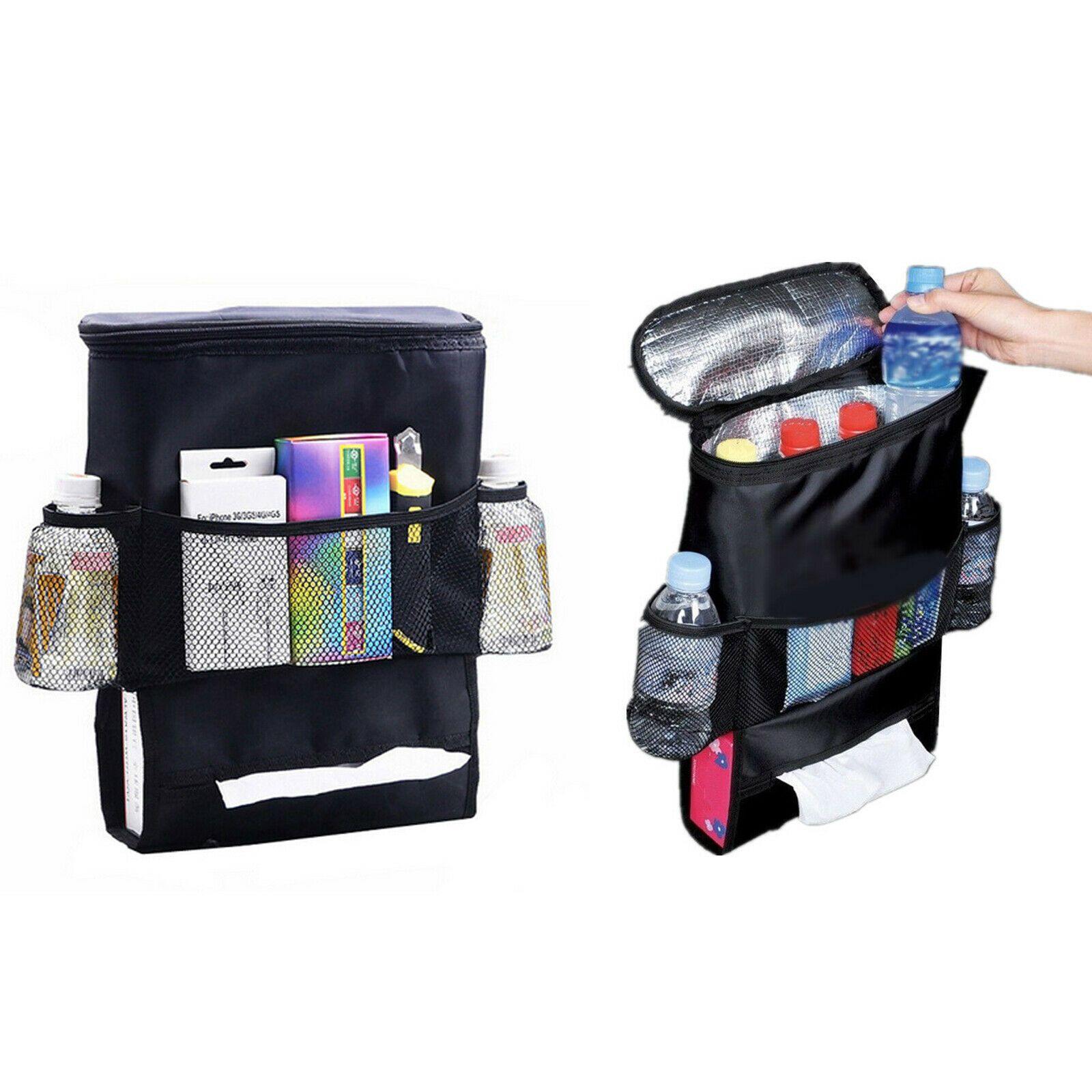 Car Seat Back Organizer Holder Multi-Pocket Travel Cooler Storage Bag Hanger - KinglyDay