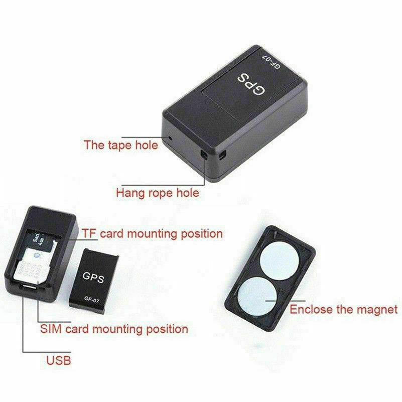 GF07 Mini Magnetic GPS Tracker Real-time Car Truck Vehicle Locator GSM GPRS - KinglyDay