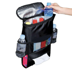 Car Seat Back Organizer Holder Multi-Pocket Travel Cooler Storage Bag Hanger - KinglyDay