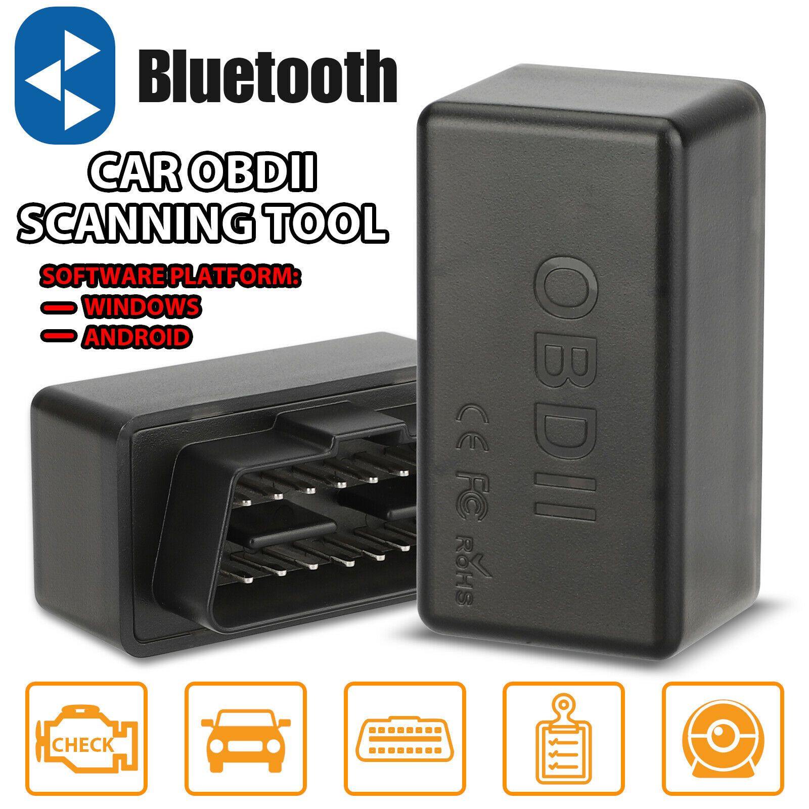 OBD2 Car Bluetooth Code Scanner Reader ELM 327 Diagnostic Tool OBDII for Android - KinglyDay