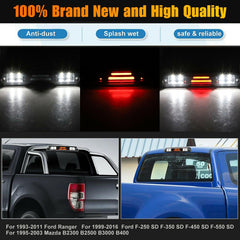 LED Rear Third 3rd Brake Light Black For 99-16 Ford F250 F350 Super Duty Cargo - KinglyDay