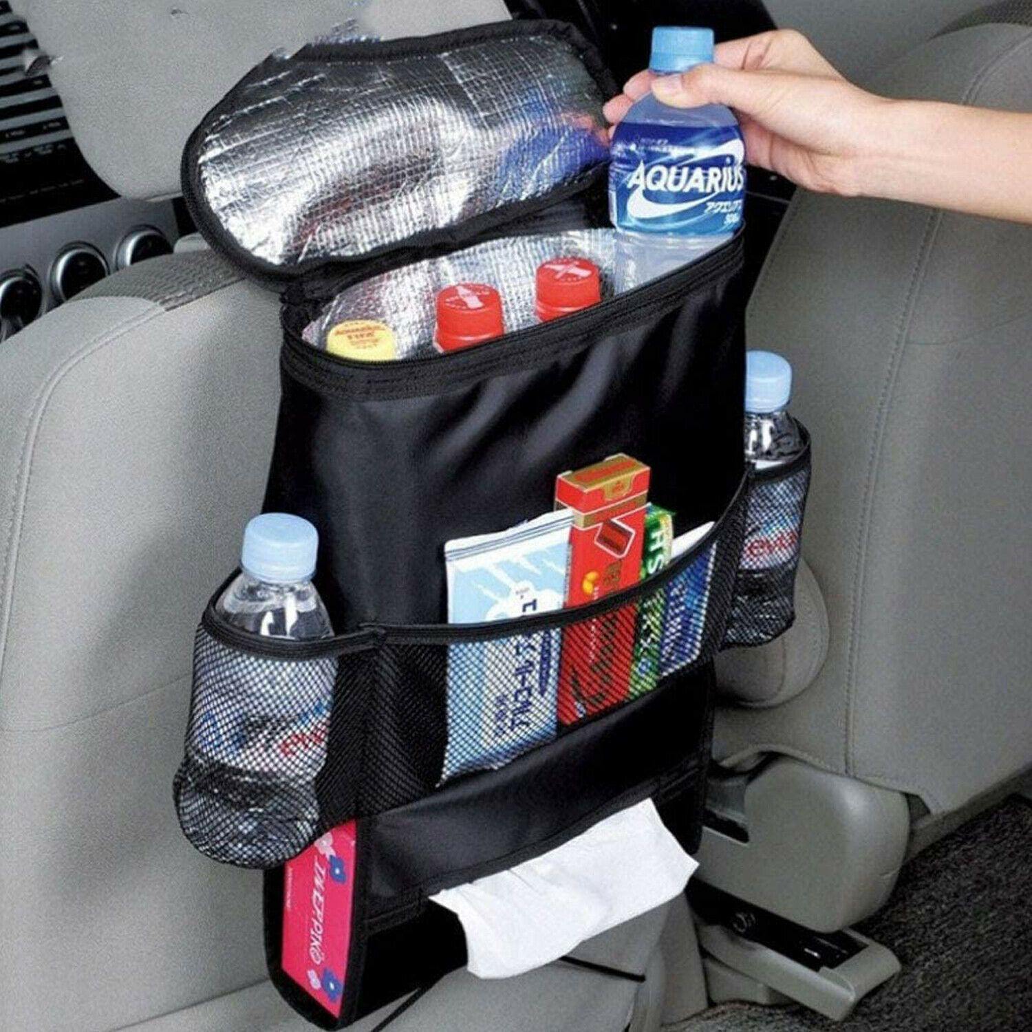 Car Seat Back Organizer Holder Multi-Pocket Travel Cooler Storage Bag Hanger - KinglyDay