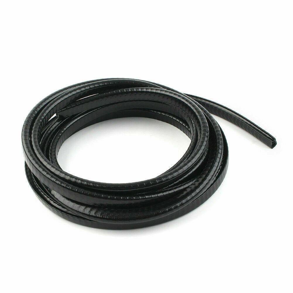 20FT Car Door Trim Edge Strip Lock Guard Moulding Rubber Seal Protector Black - KinglyDay