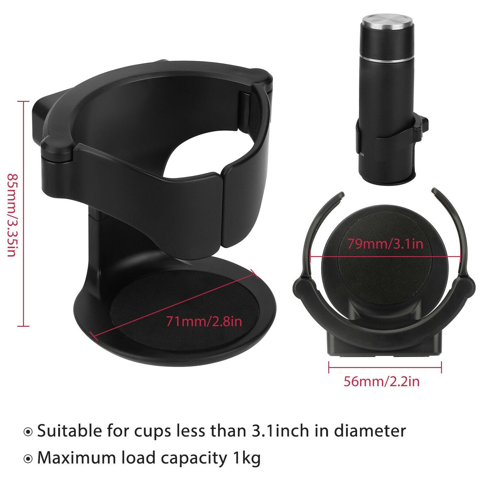 2PCS Universal Car Auto Drink Cup Holder Air Vent Outlet Stand Water Bottle Mount - KinglyDay