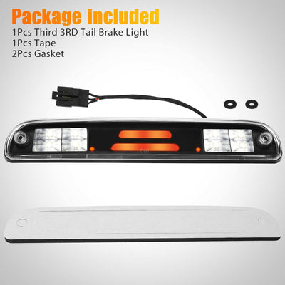 LED Rear Third 3rd Brake Light Black For 99-16 Ford F250 F350 Super Duty Cargo - KinglyDay