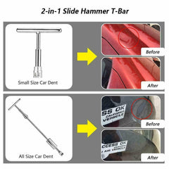 Car Body Dent Puller Hammer Tool Paintless Hail Damage Remover Repair Kit - KinglyDay