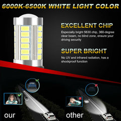 4PCS 9005 9006 LED Combo Headlight Bulbs High Low Beam Kit 6500K Xenon Super White - KinglyDay