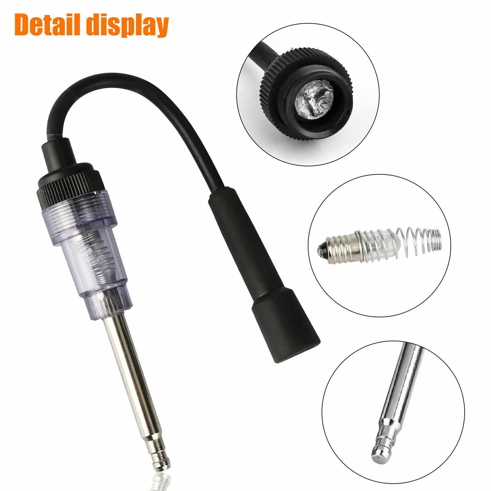 2PCS In-Line Spark Plug Tester 6-12V Ignition Coil Engine System Diagnostic Tool - KinglyDay