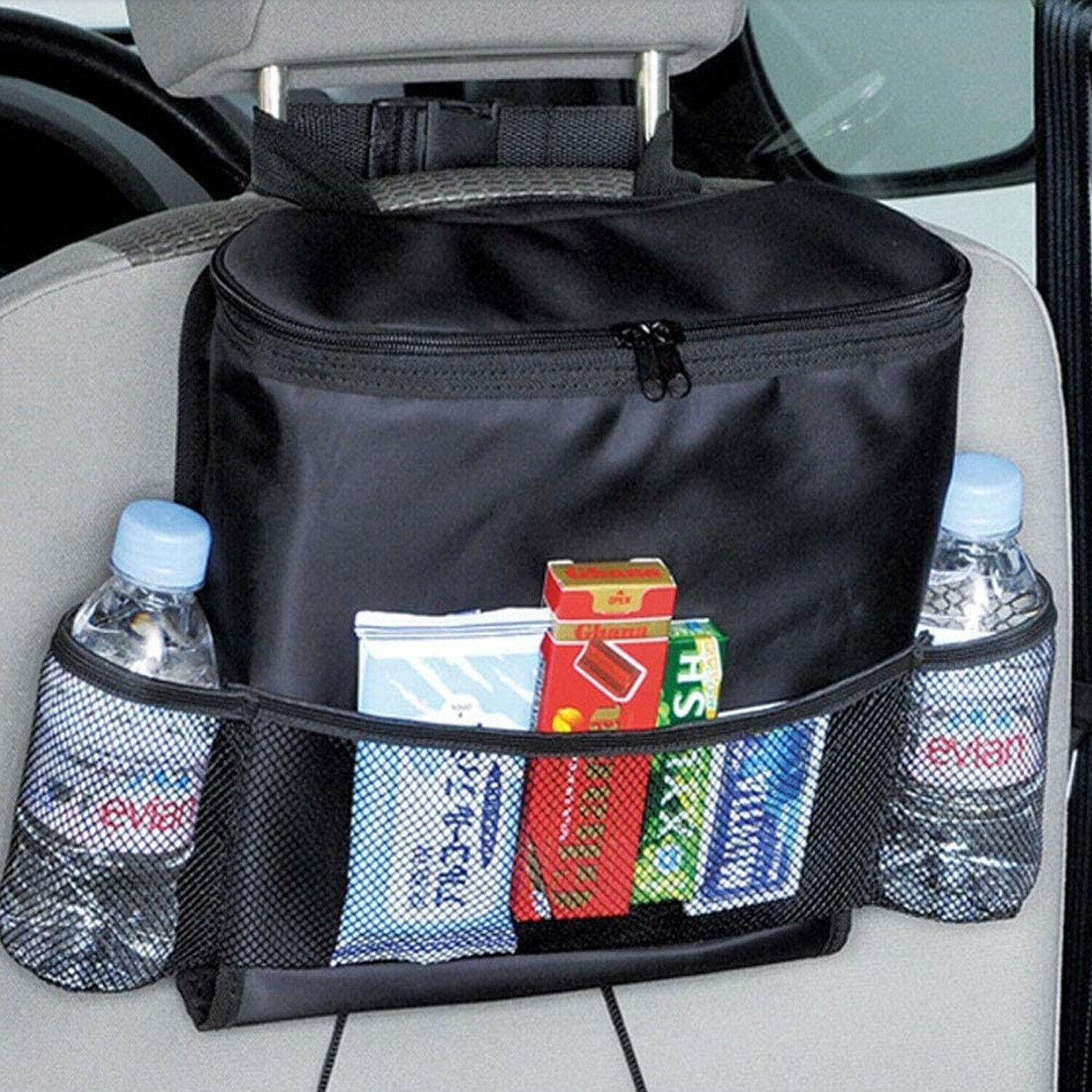 Car Seat Back Organizer Holder Multi-Pocket Travel Cooler Storage Bag Hanger - KinglyDay