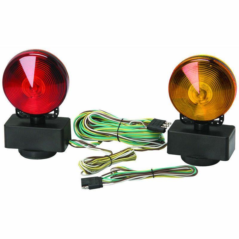 12V Magnetic Towing Tow Light Kit Trailer RV Tow Dolly Tail Towed Car Boat Truck - KinglyDay