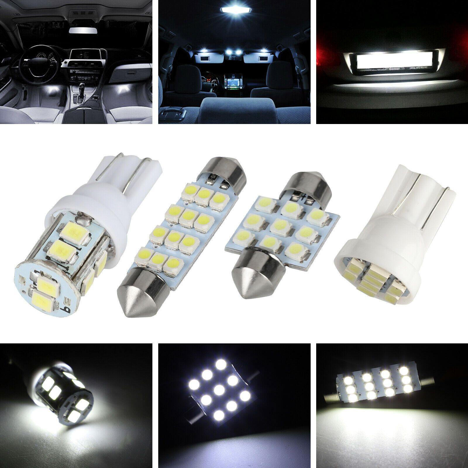 28pcs 42MM T10 Car LED Bulb Light Interior Package Kit for License Plate Lights - KinglyDay