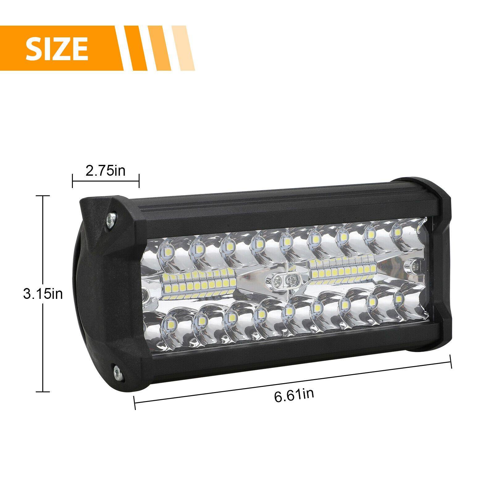 400W 7''Car LED Work Light Bar Spot Flood Beams Combo For Off-road SUV Truck - KinglyDay